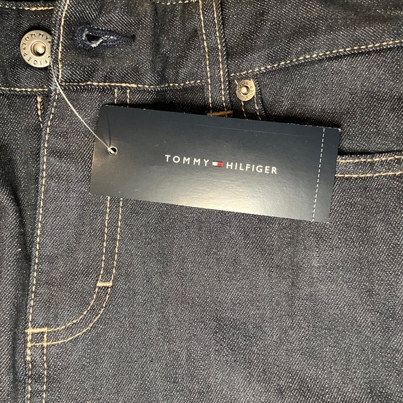 NWT Tommy Hilfiger Dark Blue Denim Jean Skirt - Picture 4 of 7
